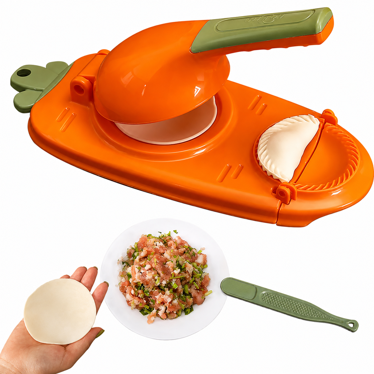 2-in-1 Dumpling Maker & Pitha Maker